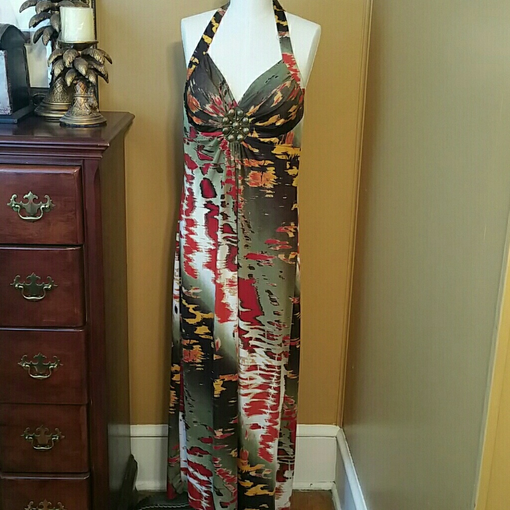 Soulmates Halter Top Maxi Dress